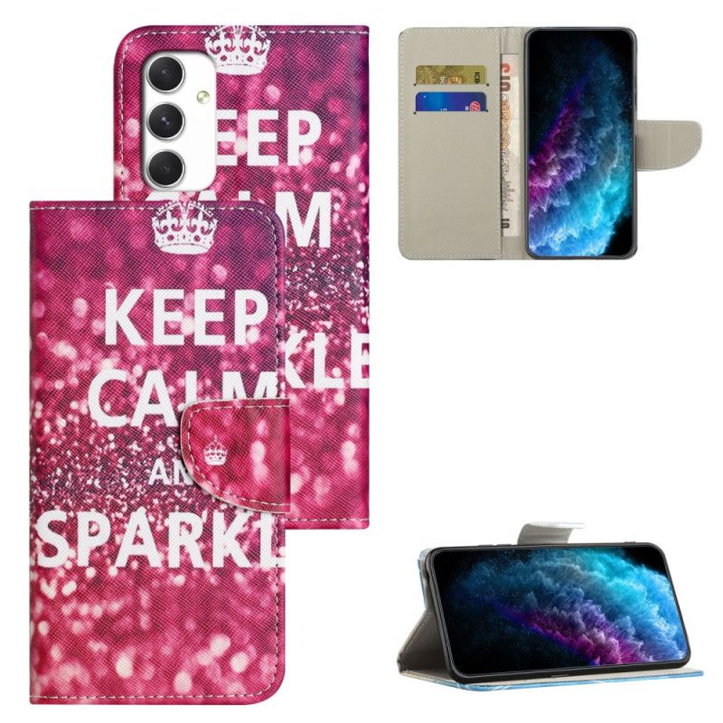 Housse Samsung Galaxy A16 4G / 5G Keep Calm And Sparkle