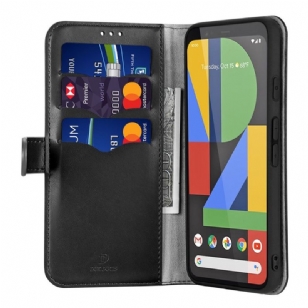 Google Pixel 4 - Housse KADO Serie cuir - Noire