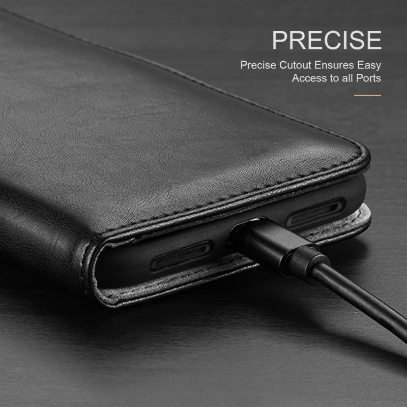 Google Pixel 4 - Housse KADO Serie cuir - Noire