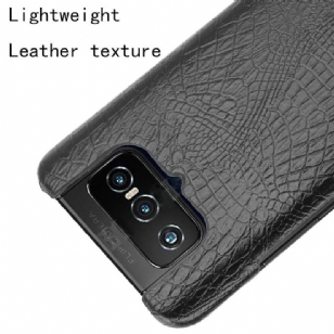 Coque Asus Zenfone 7 effet peau de croco