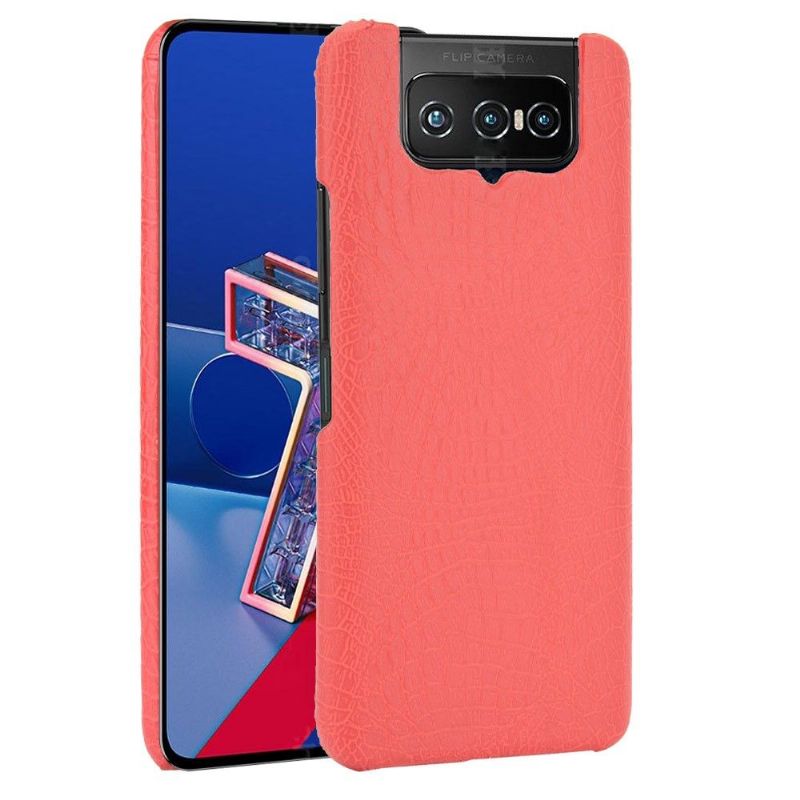 Coque Asus Zenfone 7 effet peau de croco