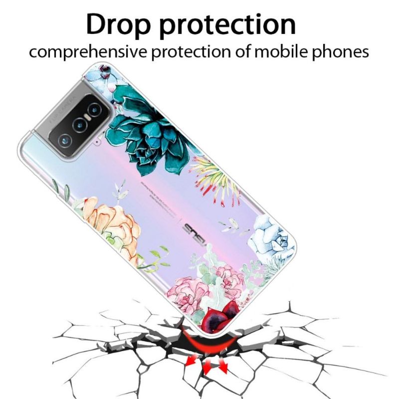 Coque Asus Zenfone 7 Pro variété de fleurs