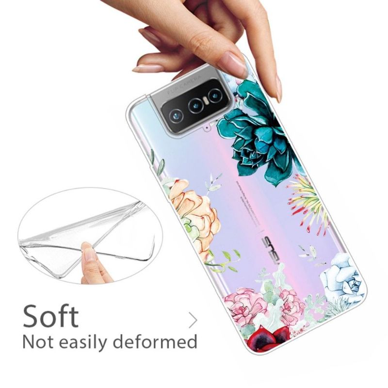 Coque Asus Zenfone 7 Pro variété de fleurs