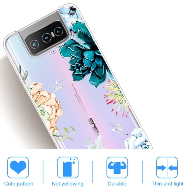 Coque Asus Zenfone 7 Pro variété de fleurs