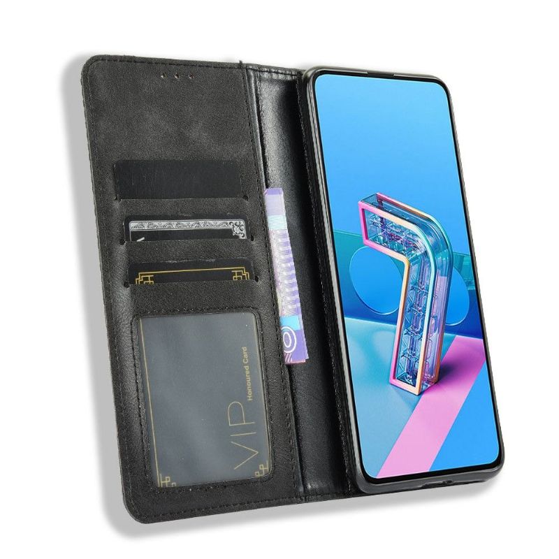 Housse Asus Zenfone 7 / Zenfone 7 Pro Le Cirénius style cuir