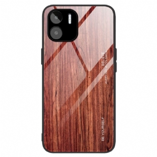 Coque Xiaomi Redmi A1 Verre Trempé Design Bois