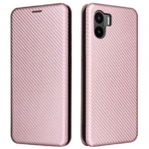 Flip Cover Xiaomi Redmi A1 Fibre Carbone