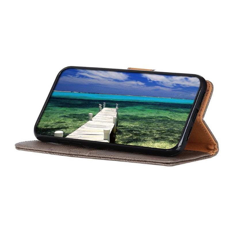 Housse Asus Zenfone 8 KHAZNEH Effet Cuir Porte Cartes