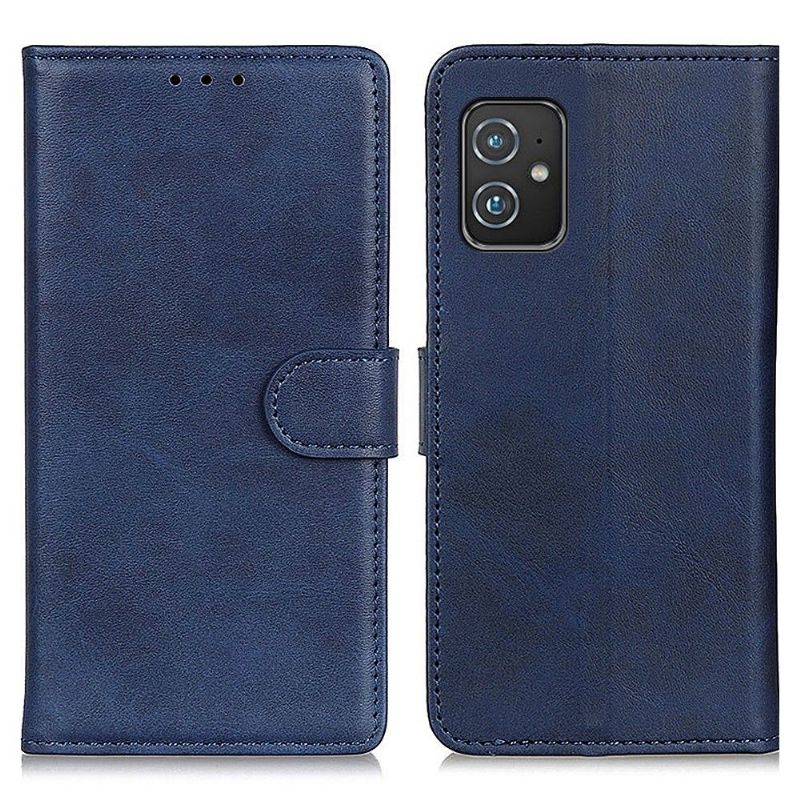 Housse Asus Zenfone 8 Marius effet cuir mat