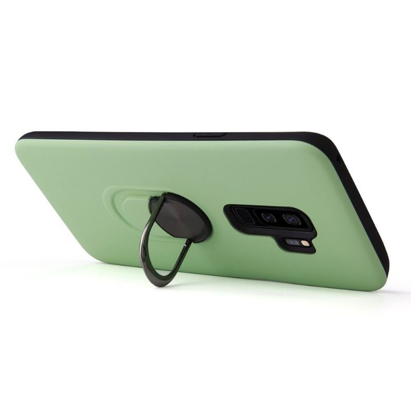 Coque Samsung Galaxy S9 Plus effet mat avec support au dos