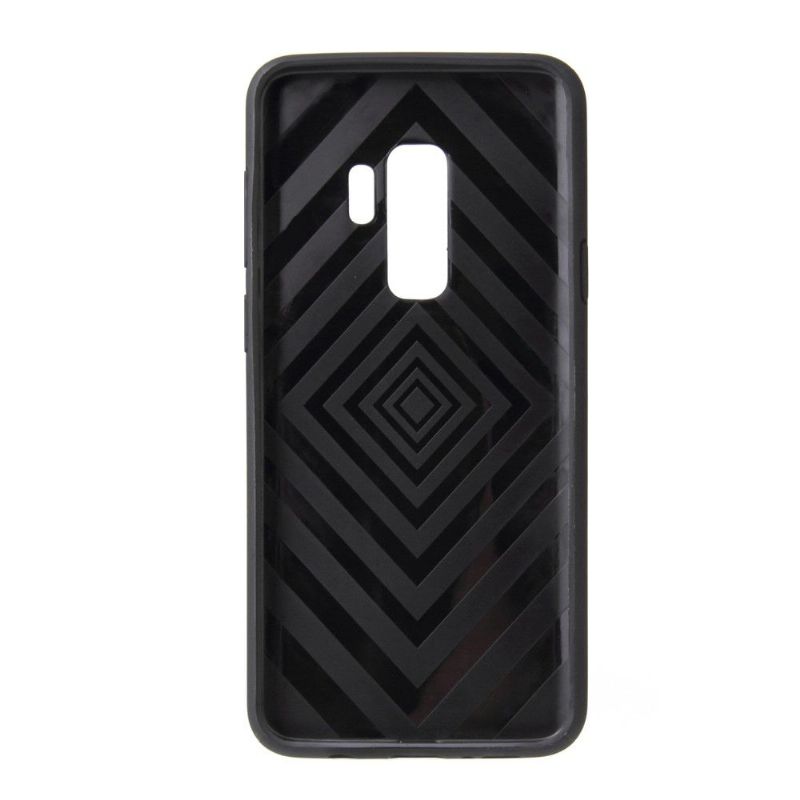 Coque Samsung Galaxy S9 Plus effet mat avec support au dos