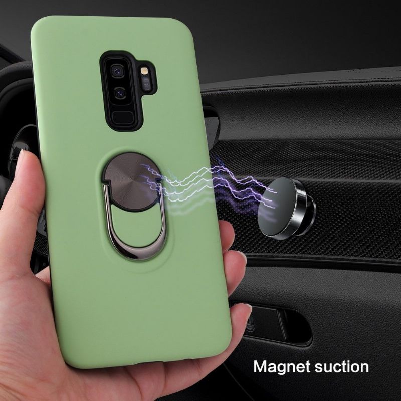 Coque Samsung Galaxy S9 Plus effet mat avec support au dos