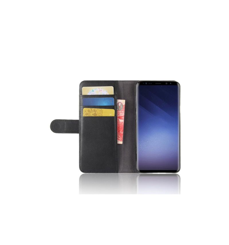 Samsung Galaxy S9 Plus - Housse cuir premium porte cartes