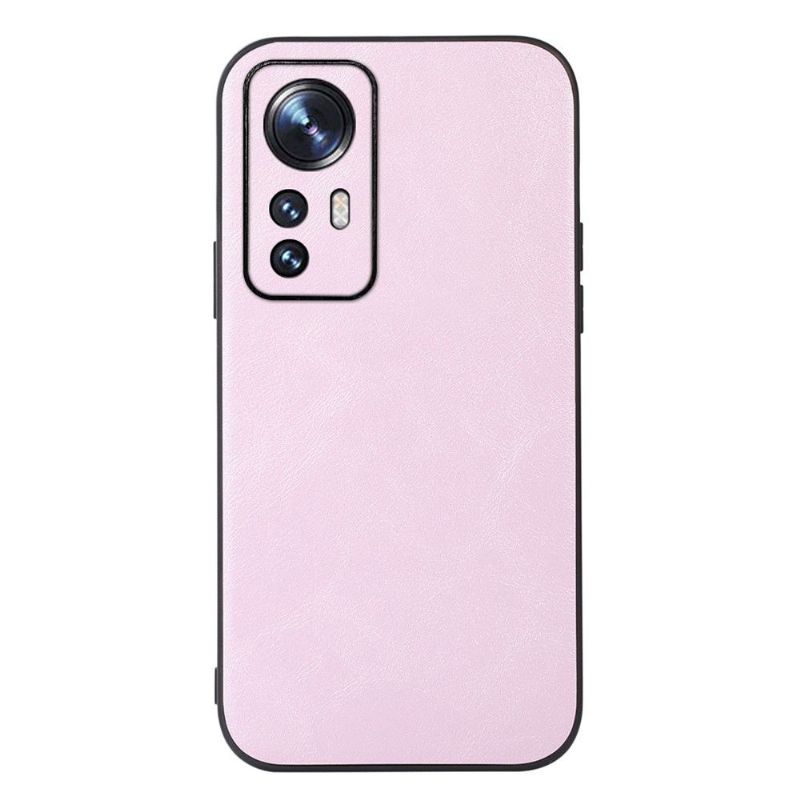 Coque Xiaomi 12 / 12X Aspect Cuir Rétro