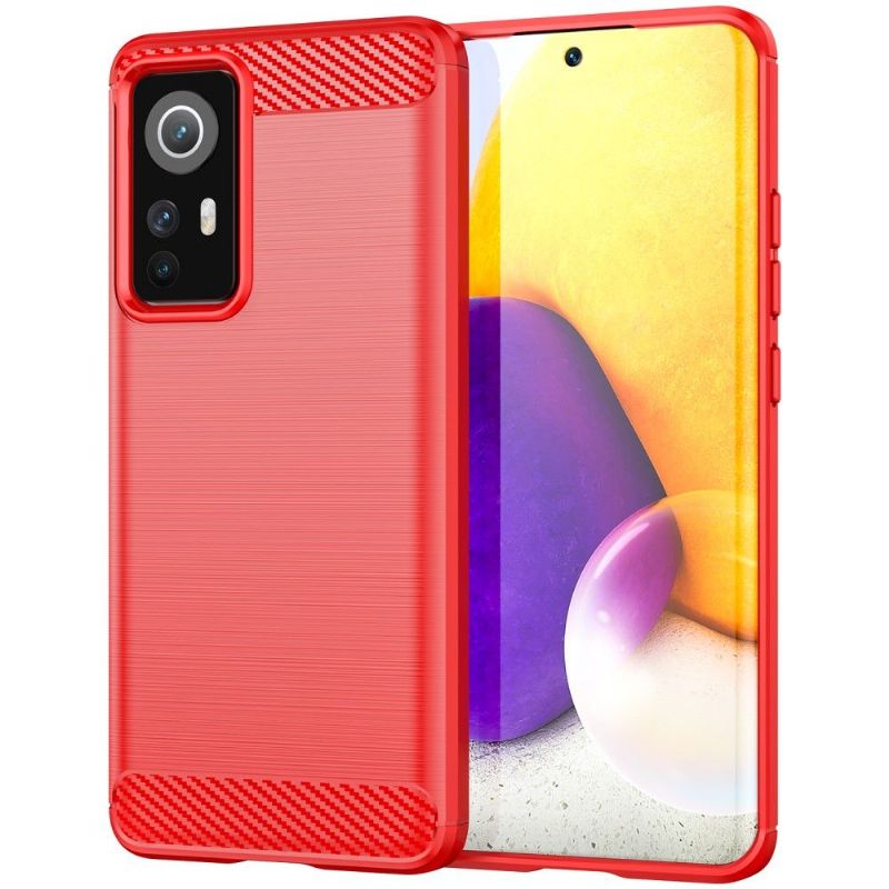 Coque Xiaomi 12 / 12X effet brossé silicone