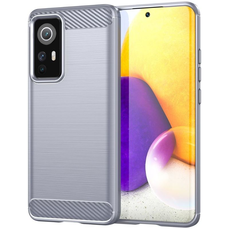 Coque Xiaomi 12 / 12X effet brossé silicone