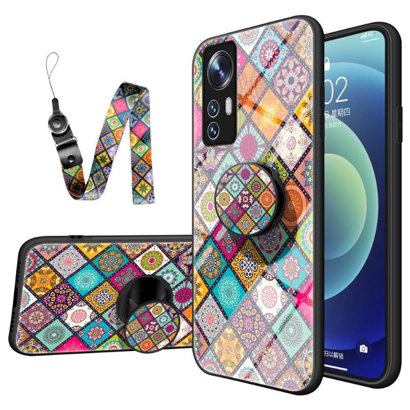 Coque Xiaomi 12 / 12X Kaleidoscope Mandala avec support