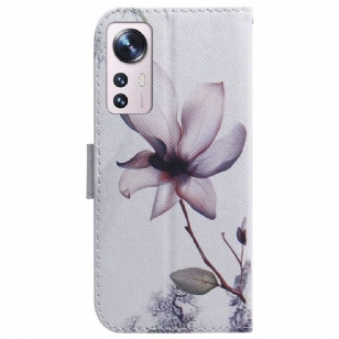 Étui Xiaomi 12 / 12X fleur sauvage