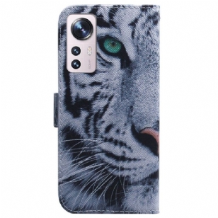 Étui Xiaomi 12 / 12X Tigre Blanc