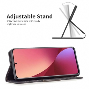 Housse Xiaomi 12 / 12X BINFEN COLOR flip simili cuir