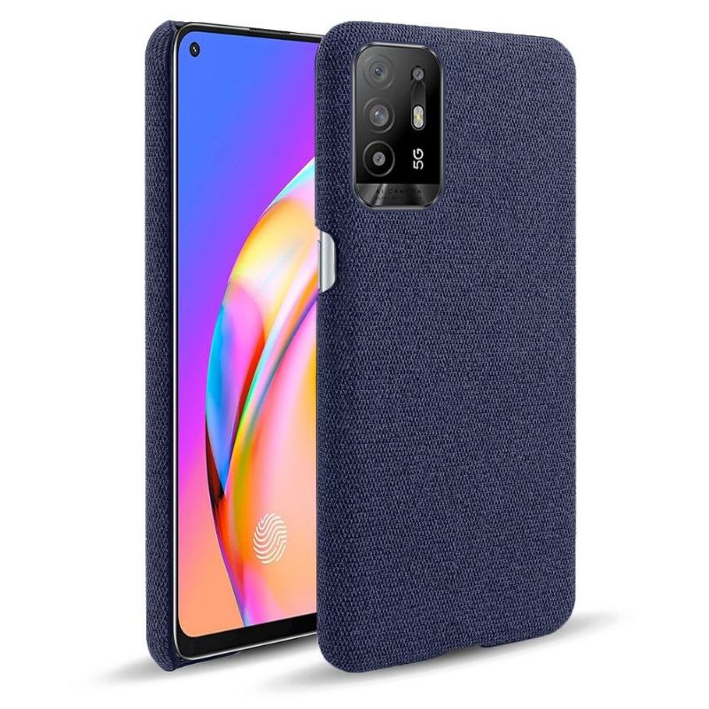 Coque Oppo A94 5G revêtement tissu