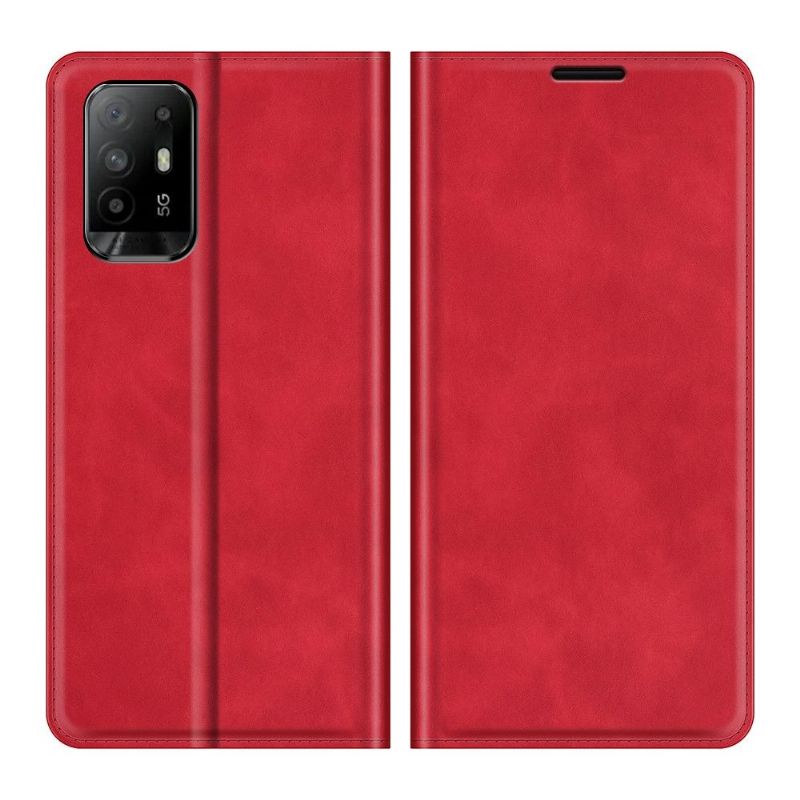 Étui Oppo A94 5G simili cuir fonction stand