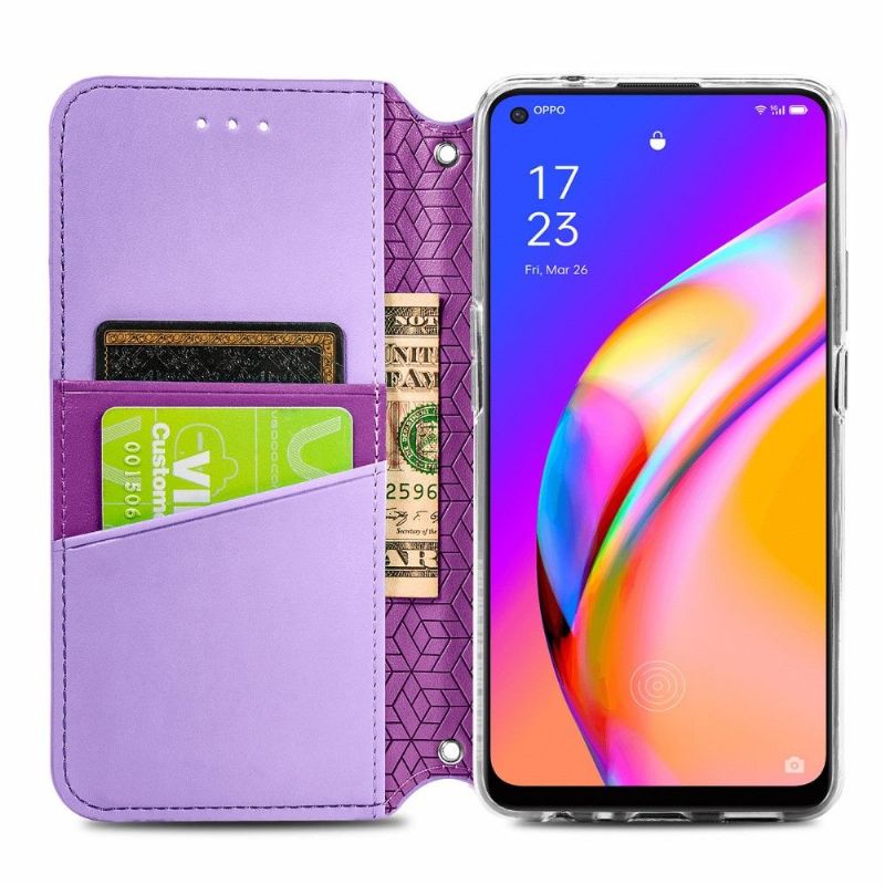 Housse Oppo A94 5G Chic Mandala simili cuir