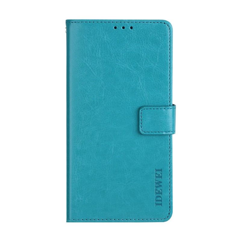 Housse Oppo A94 5G IDEWEI Folio Effet Cuir