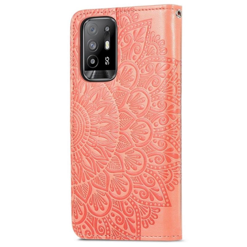 Housse Oppo A94 5G Mandala Leaf