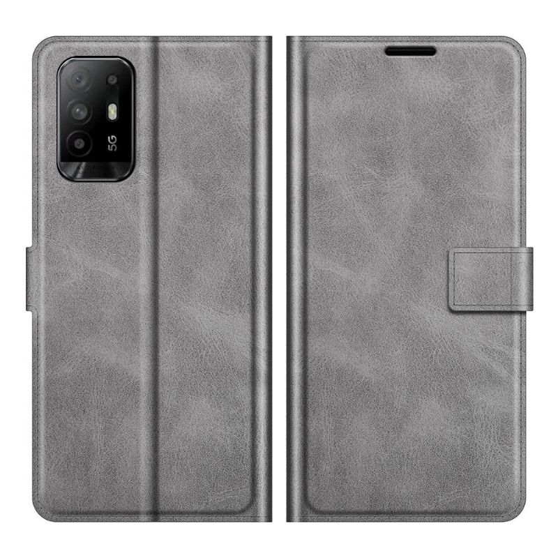 Housse Oppo A94 5G portefeuille style cuir