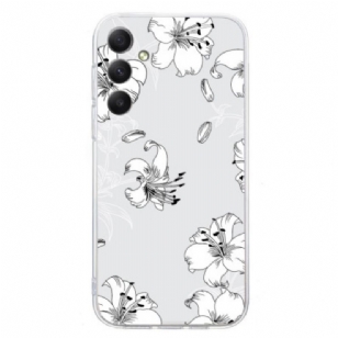 Coque Samsung Galaxy S24 FE Fleurs Blanches