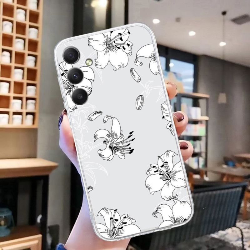 Coque Samsung Galaxy S24 FE Fleurs Blanches