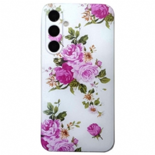 Coque Samsung Galaxy S24 FE Fleurs Roses