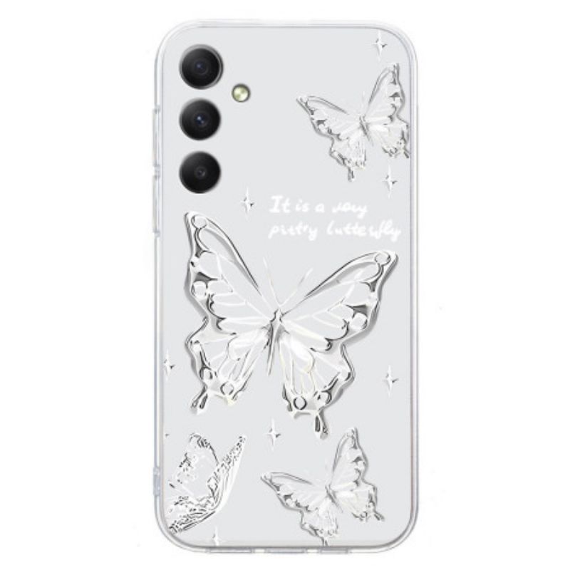 Coque Samsung Galaxy S24 FE Motif Papillon