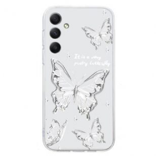 Coque Samsung Galaxy S24 FE Motif Papillon