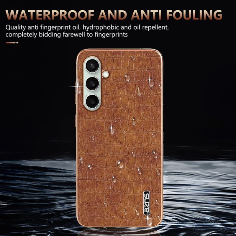 Coque Samsung Galaxy S24 FE Texture de Crocodile AZNS