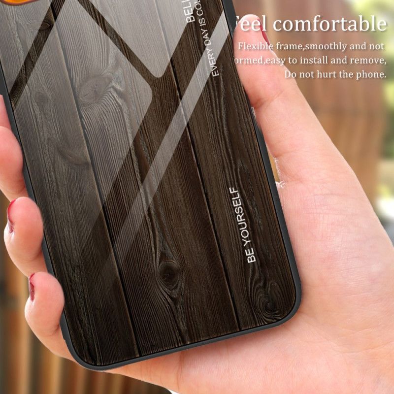 Coque Samsung Galaxy S24 FE Verre Trempé Effet Bois