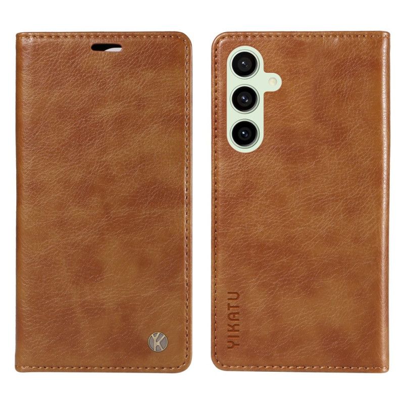 Flip Cover Samsung Galaxy S24 Vintage YIKATU