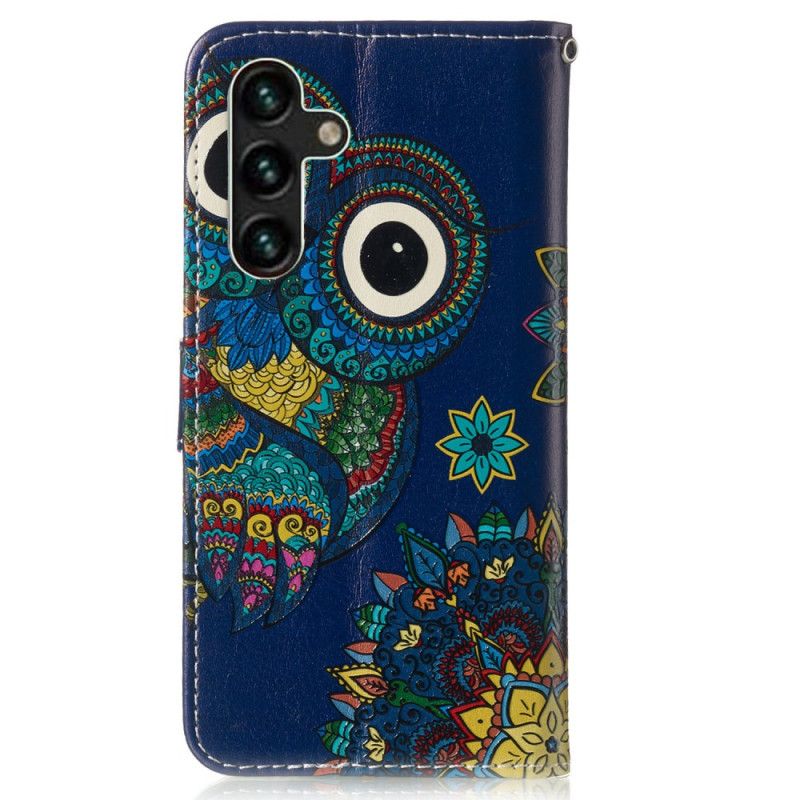 Housse Samsung Galaxy S24 FE Hibou Bleu