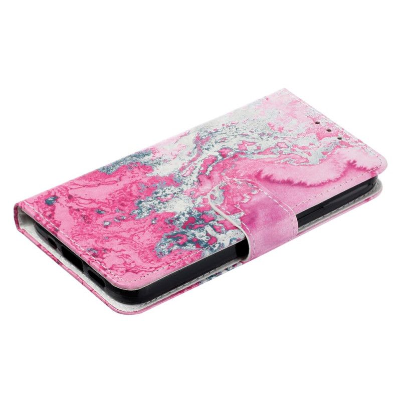 Housse Samsung Galaxy S24 FE Marbre Rose d'Eau de Mer