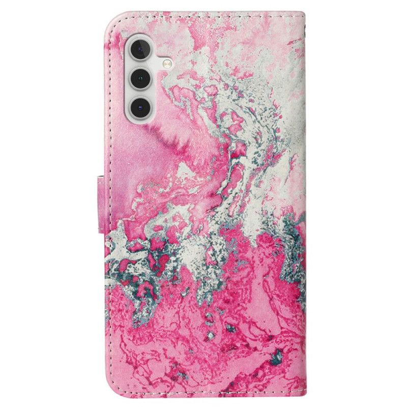 Housse Samsung Galaxy S24 FE Marbre Rose d'Eau de Mer