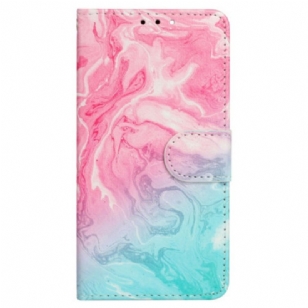 Housse Samsung Galaxy S24 FE Marbre Rose et Vert