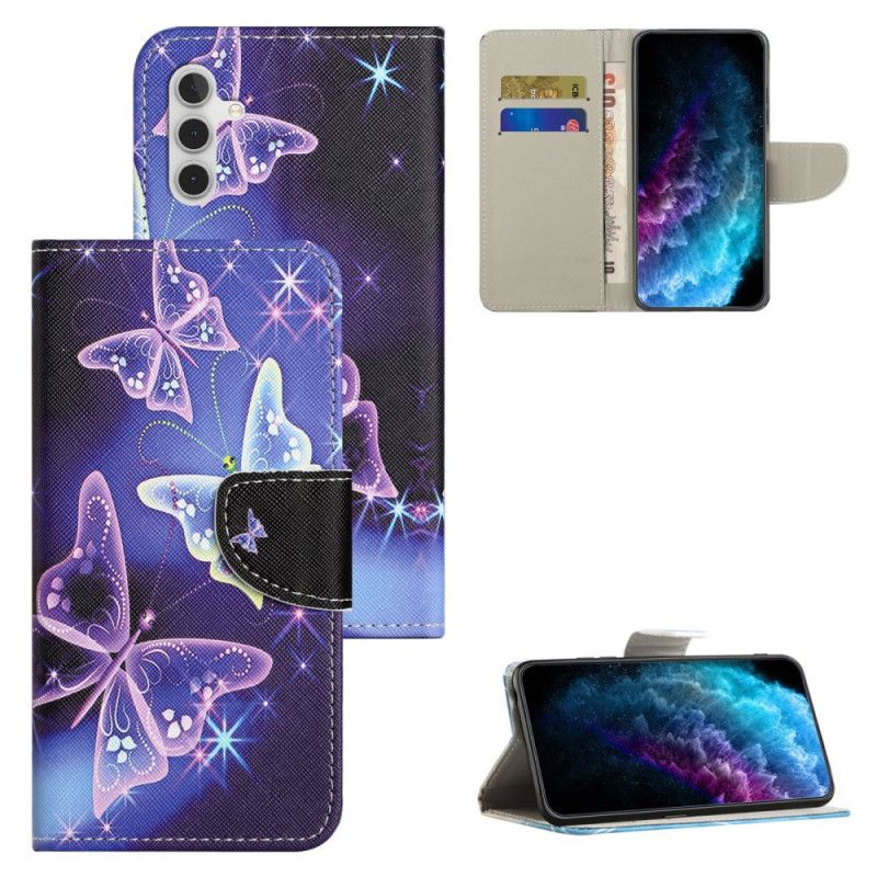 Housse Samsung Galaxy S24 FE Papillons Scintillants