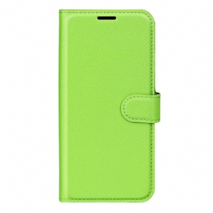 Housse Samsung Galaxy S24 FE Simili Cuir Litchi