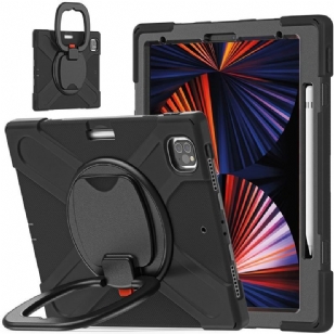 Coque iPad Pro 12.9" Ultra Résistante Anneau-Support Rotatif