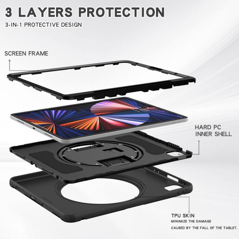 Coque iPad Pro 12.9" Ultra Résistante avec Sangle et Support