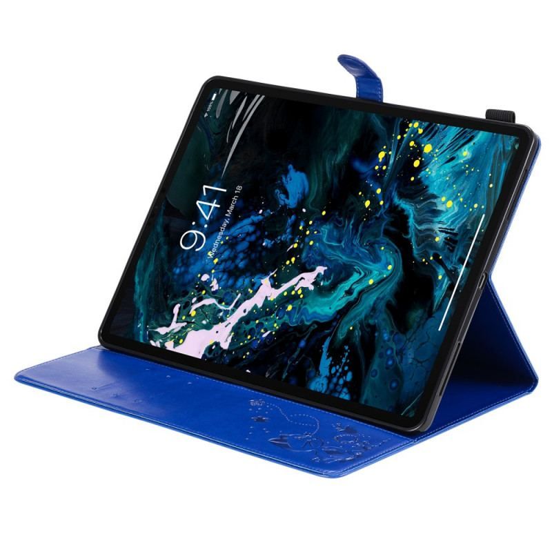 Housse iPad Pro 12.9" Chat et Abeilles