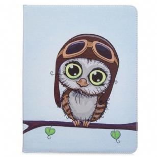 Housse iPad Pro 12.9" Motif Imprimé Hibou