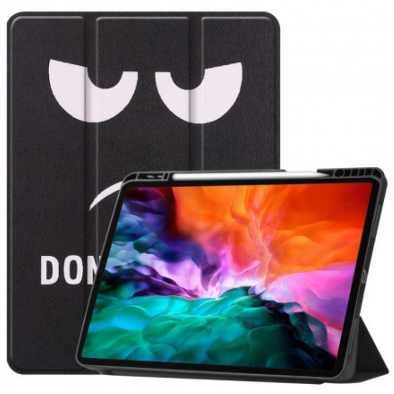 Smart Case iPad Pro 12.9" Porte-Stylet Don't Touch Me