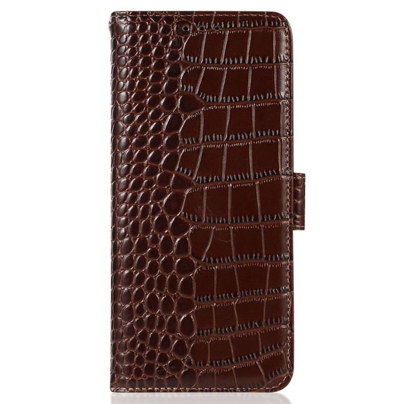 Housse Vivo X90 Pro Style Crocodile RFID